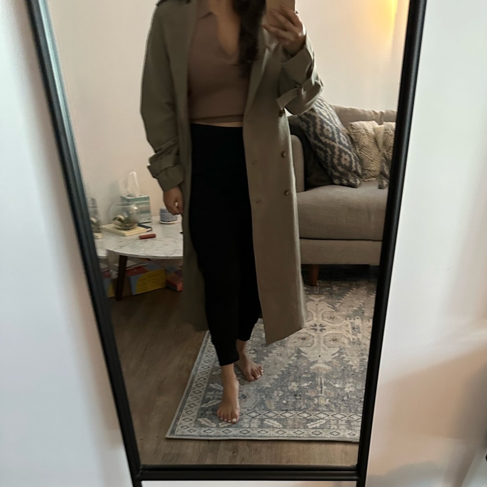 NWT oak and fort trench - brindle color XS